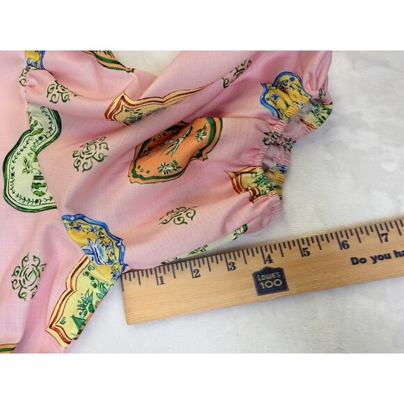 Sunday Up Linen Blend Shirt Dress Women’s Sz S Puff Sleeve Tie Waist Midi - Picture 10 of 11